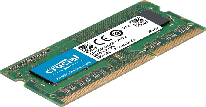 Crucial CT25664BF160BJ 2GB 1600MHz DDR3L 204-Pin (Laptop Memory)