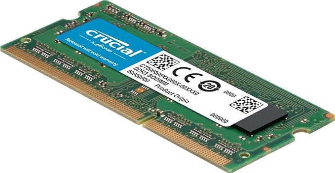 Crucial 4GB 1600MHz DDR3L 204-Pin Laptop Memory (CT51264BF160B)