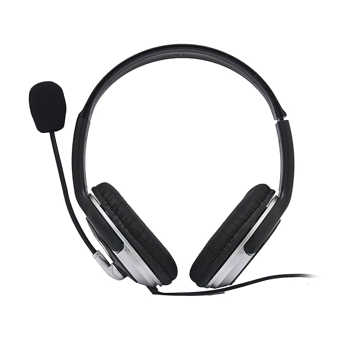 Hp Wired On Ear Headphones With Mic With 3.5 Mm Drivers