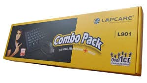 LAPCARE L901 Wireless Keyboard and Mouse Combo with Auto-Sleep