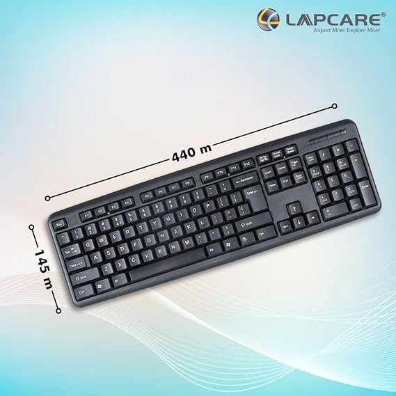 Wired Keyboard with Adjustable Kickstand, Capslock Indicator