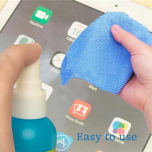 Roll over image to zoom in Lapster 3 in 1 Screen Cleaning Kit with Brush and Micro Cloth for PC