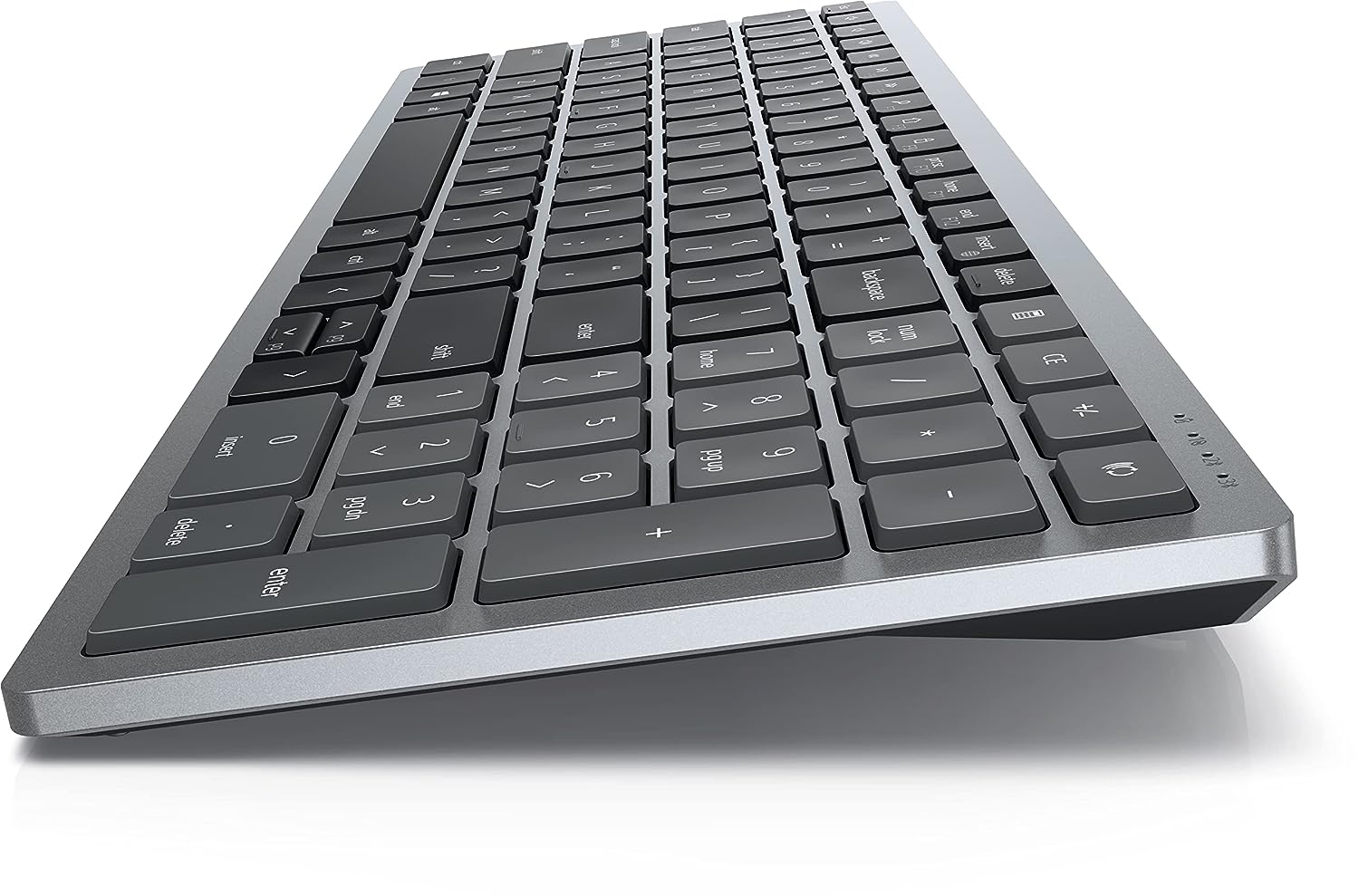 Dell-KB740 Compact Multi-Device Wireless Numeric Keyboard, 2.4 GHz, (Bluetooth 5.0)