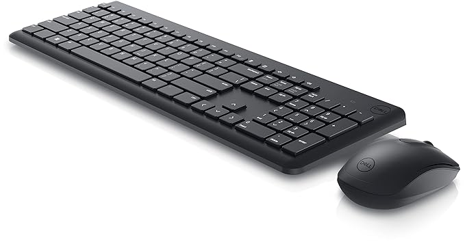 Dell USB Wireless Keyboard and Mouse Set- (KM3322W), Anti-Fade & Spill-Resistant Keys