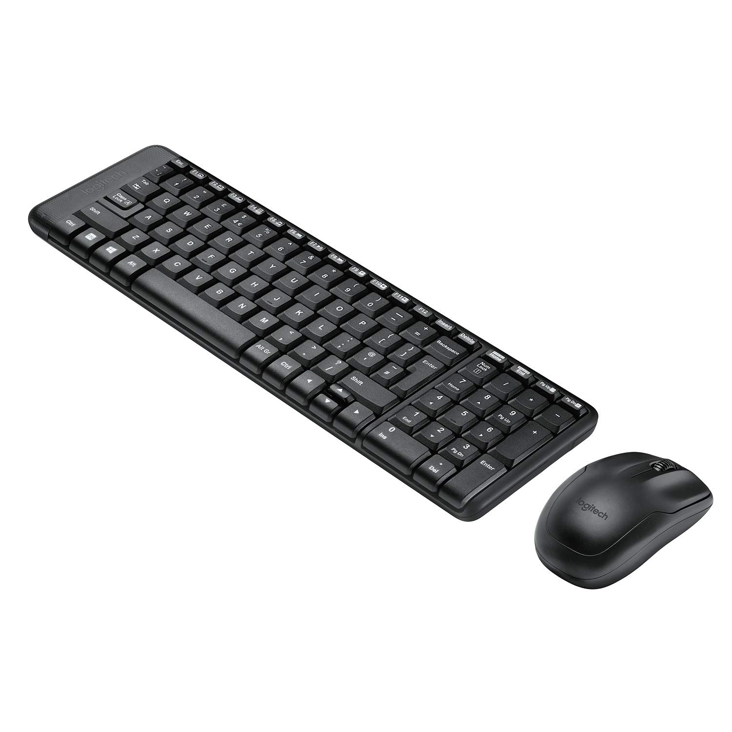 Logitech MK215 Wireless Keyboard and Mouse Combo, 2.4 GHz Wireless, 3 Years Warranty,