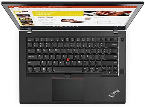 (Refurbished) Lenovo ThinkPad T470 intel 6th Gen Core i5 Laptop, 8 GB RAM, 256GB SSD, 14 inch (36.83 cms), Black