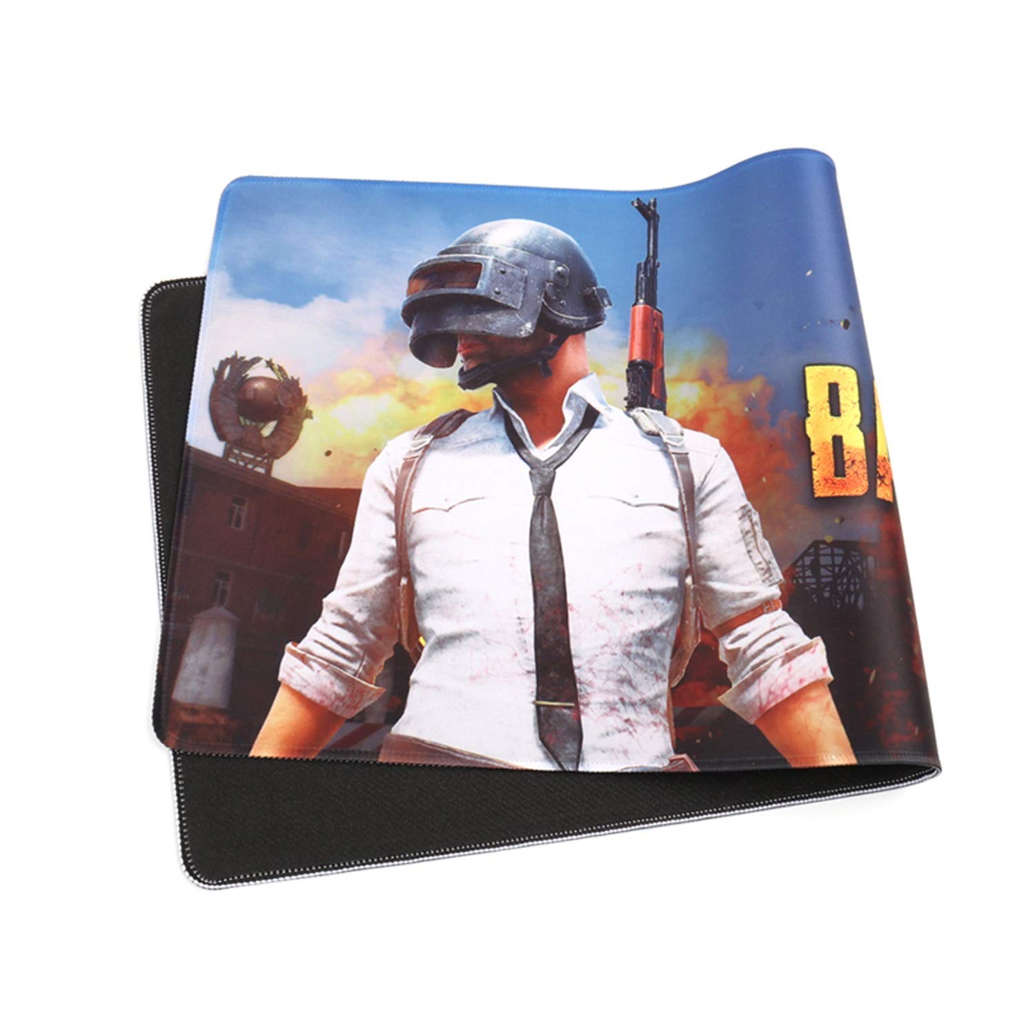 waterproof mouse pad large mouse pad (XXL) gaming mouse pad extended mouse pad desk mat mousepad for PC PUBG mouse pad PUBG Erangel Edition mouse pad licensed PUBG mouse pad battle royale mouse pad smooth surface anti-slip rubber base washable durable large size improved accuracy and precision enhanced comfort protects your desk perfect for low DPI gaming