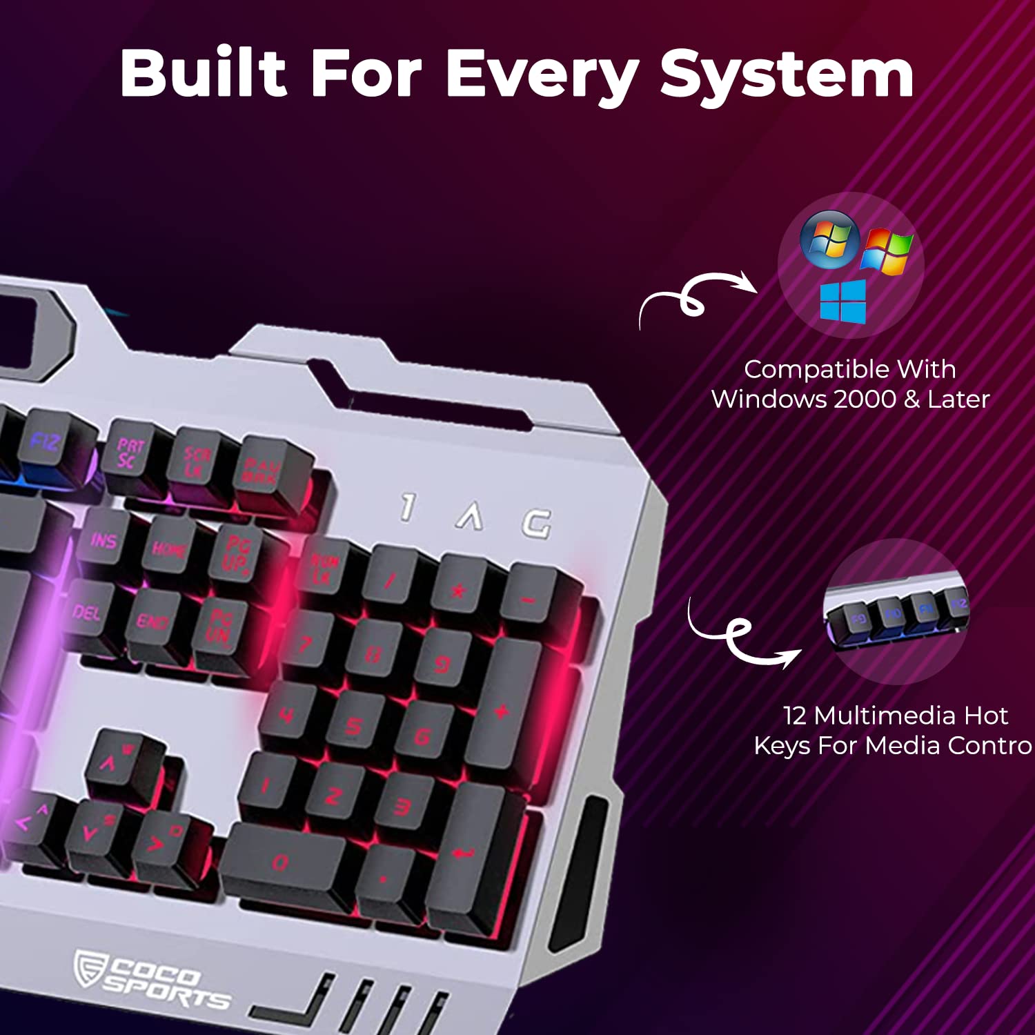 Wired gaming keyboard and mouse combo Magma gaming keyboard Magma gaming mouse Budget gaming keyboard and mouse combo PC gaming peripherals