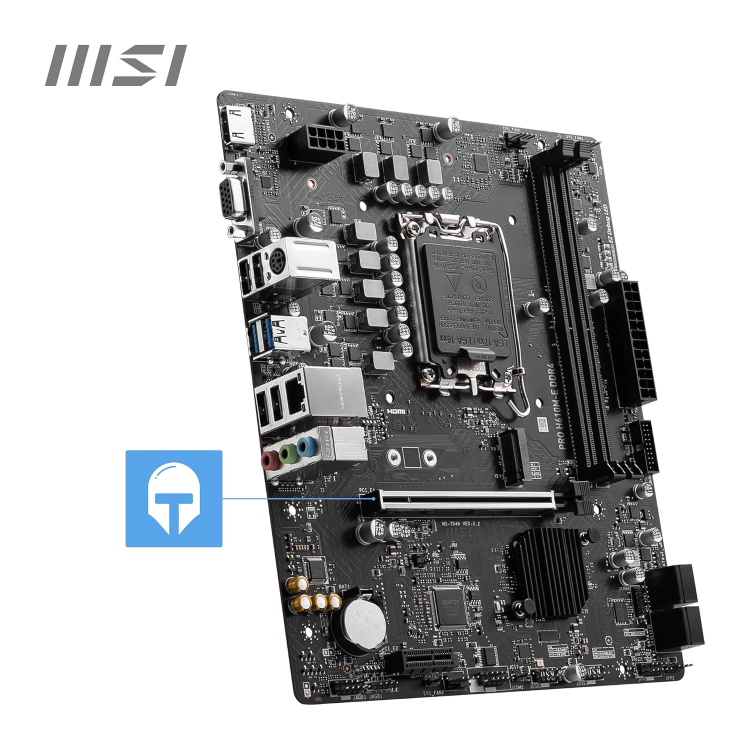 MSI motherboard Micro ATX motherboard (mATX) LGA 1700 socket motherboard Intel 12th/13th Gen compatible motherboard DDR4 memory compatible motherboard Budget motherboardMSI Core Boost technology MSI Memory Boost technology MSI Steel Armor PCIe 4.0 slot M.2 slot USB 3.2 Gen 1 portsMSI PRO series motherboard Business PC motherboard Entry-level gaming motherboard