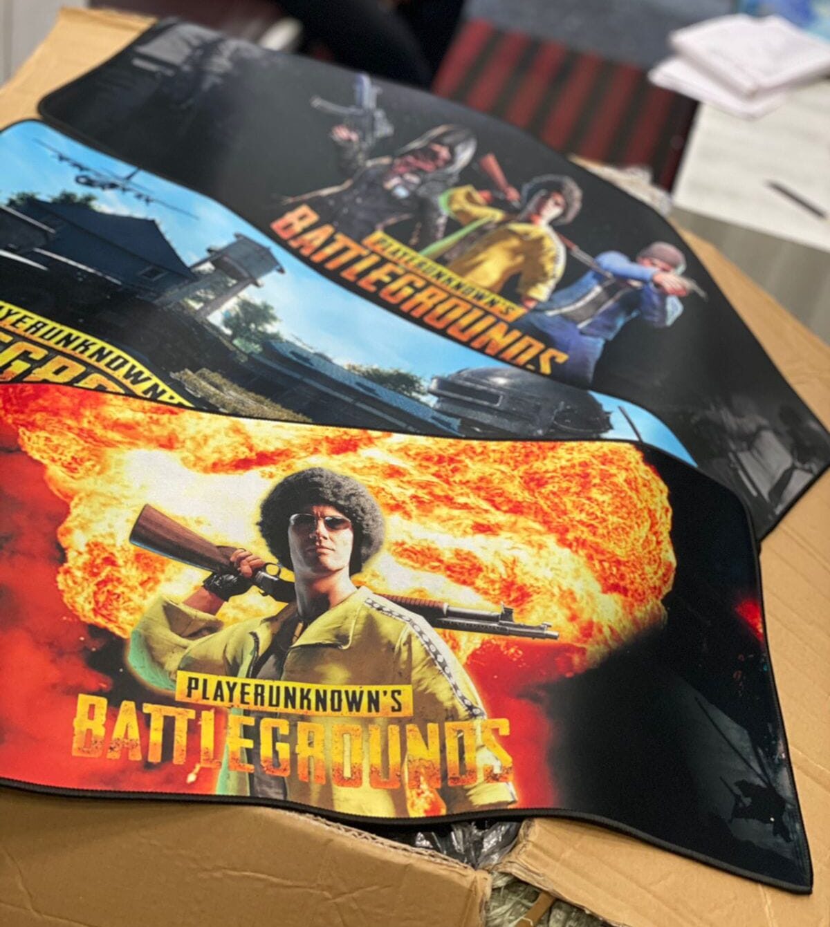 waterproof mouse pad large mouse pad (XXL) gaming mouse pad extended mouse pad desk mat mousepad for PC PUBG mouse pad PUBG Erangel Edition mouse pad licensed PUBG mouse pad battle royale mouse pad smooth surface anti-slip rubber base washable durable large size improved accuracy and precision enhanced comfort protects your desk perfect for low DPI gaming