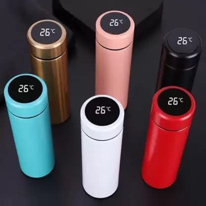 Smart water bottle led temperature count