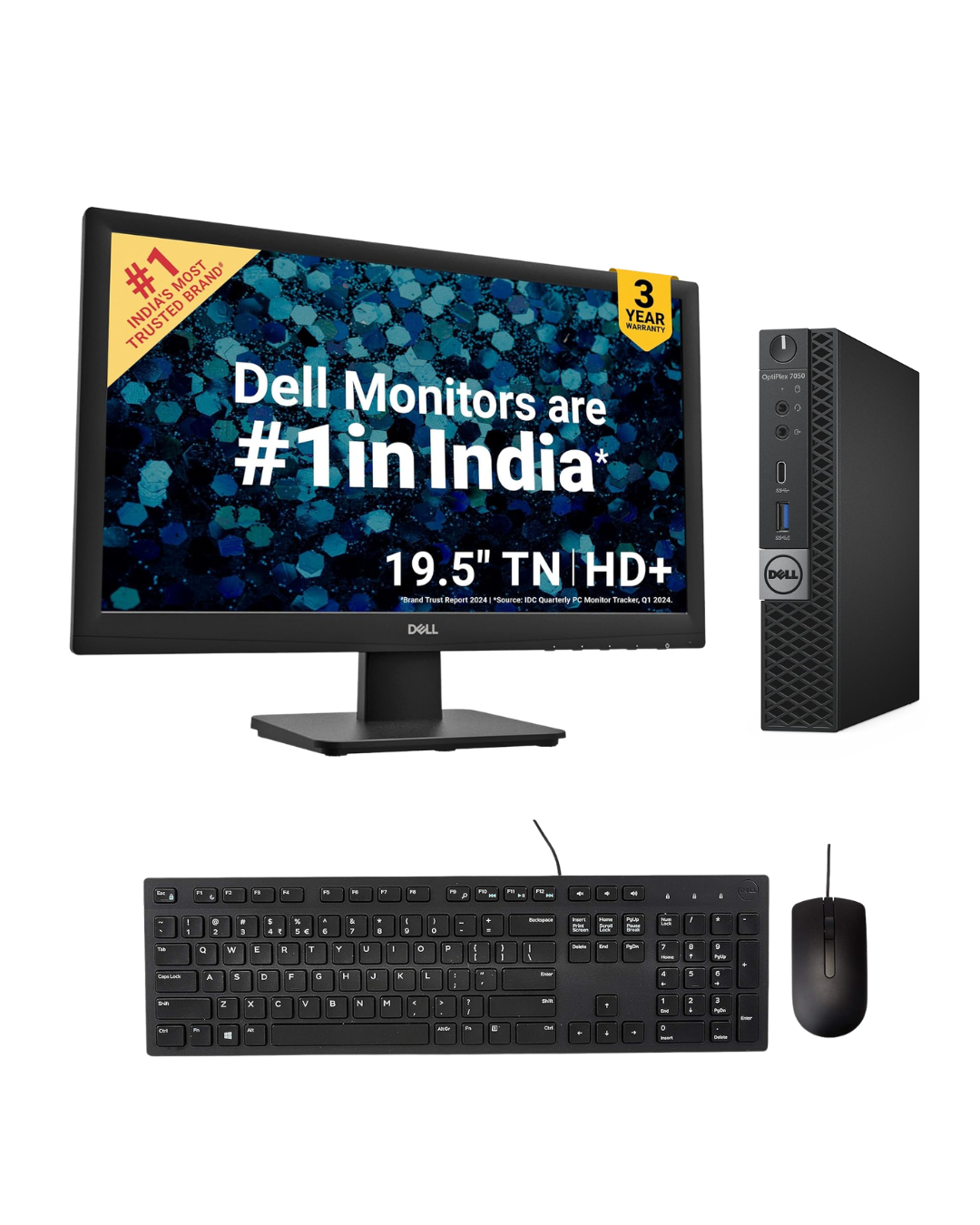 Dell-OptiPlex-3050-5050-7050-Tiny-PC-i5-7th-Gen-Front-View